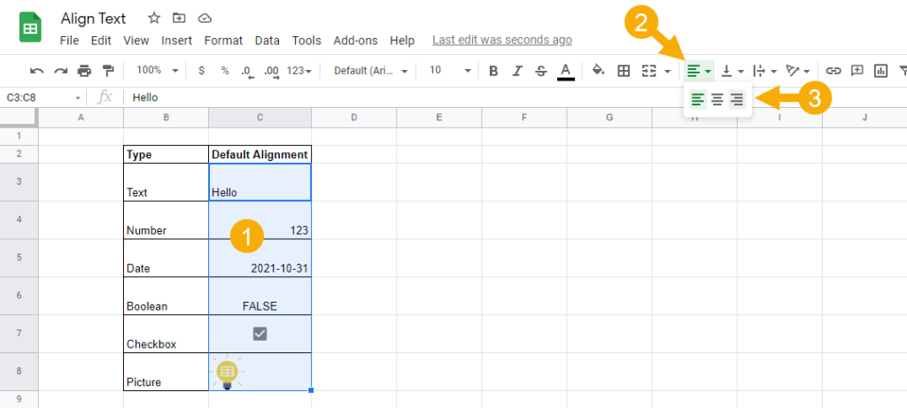 3 Ways To Align Text In Google Sheets Easy Illustrated Guide Ok Sheets