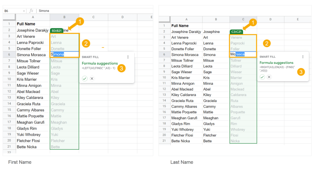 Everything You Need To Know About Smart Fill In Google Sheets [10 ...