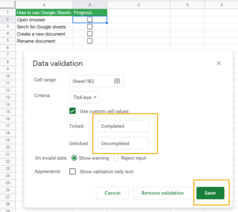 11 Ways to Insert a Checkmark in Google Sheets | Ok Sheets