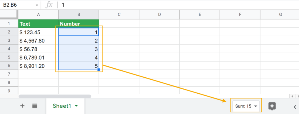 Change Text To Numbers In Google Sheets